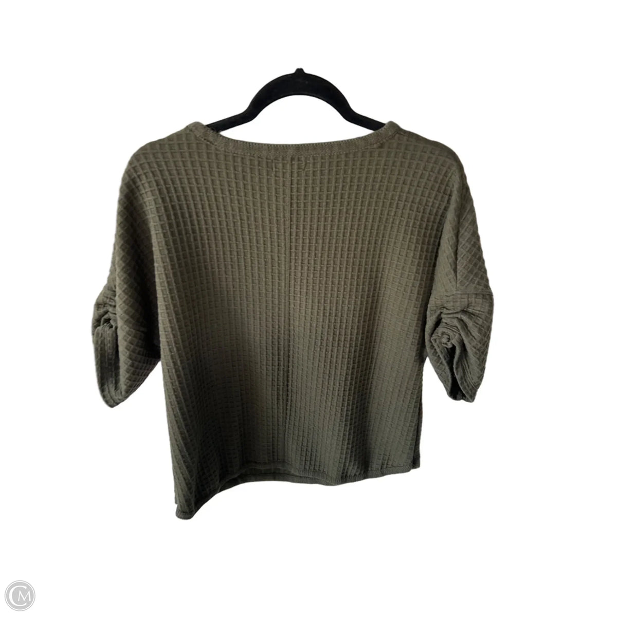 Top Short Sleeve By Max Studio In Green, Size: S