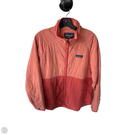 Jacket Puffer & Quilted By Patagonia In Orange & Pink, Size: Xl
