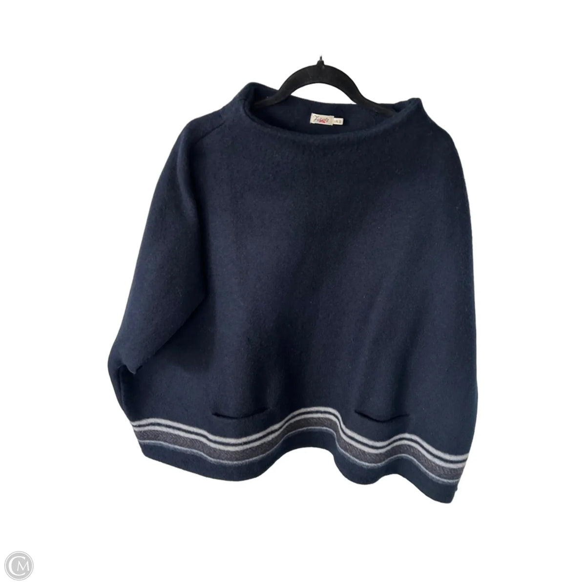 Poncho By Faherty In Blue & Grey, Size: L