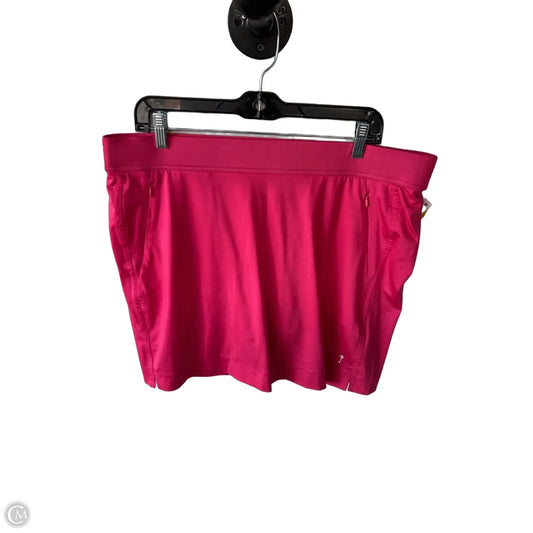 Athletic Skort By Clothes Mentor In Pink, Size: Xl