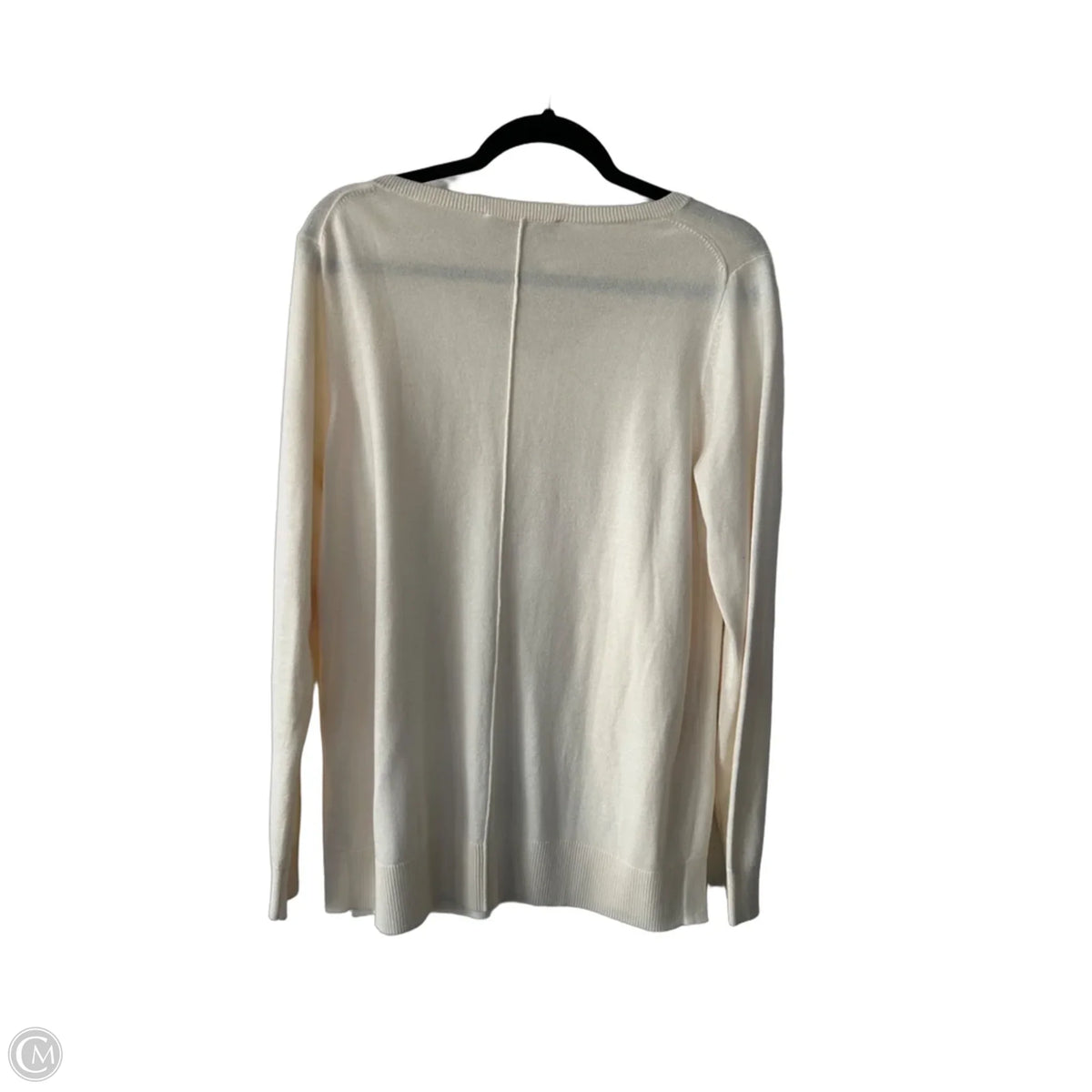 Sweater By Loft In Cream, Size: L