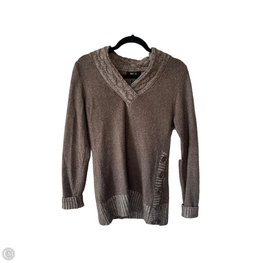 Sweater By Style And Company In Brown & White, Size: S