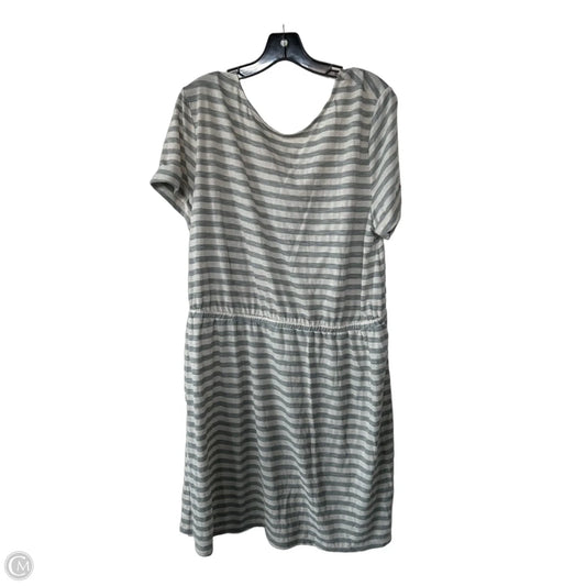 Dress Casual Short By Loft In Grey & Tan, Size: Xl