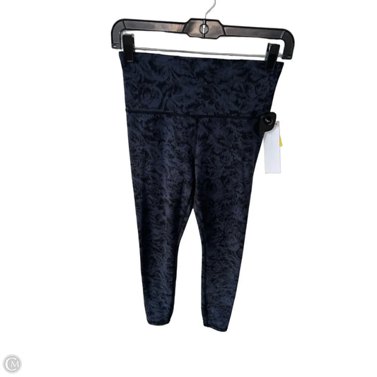 Athletic Leggings By Athleta In Black & Blue, Size: S