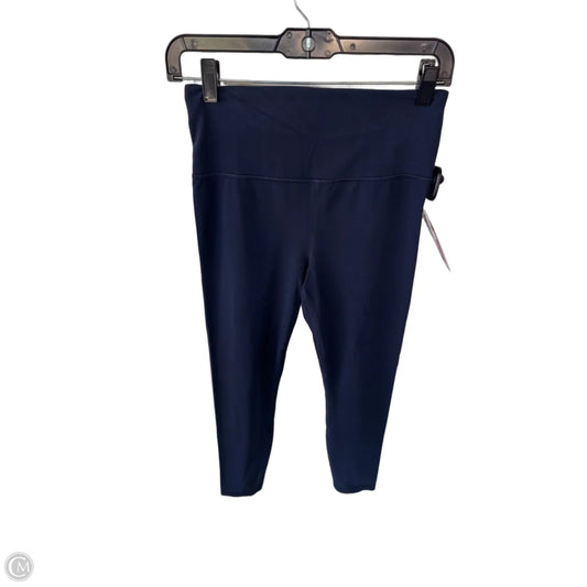 Athletic Leggings By Athleta In Navy, Size: S