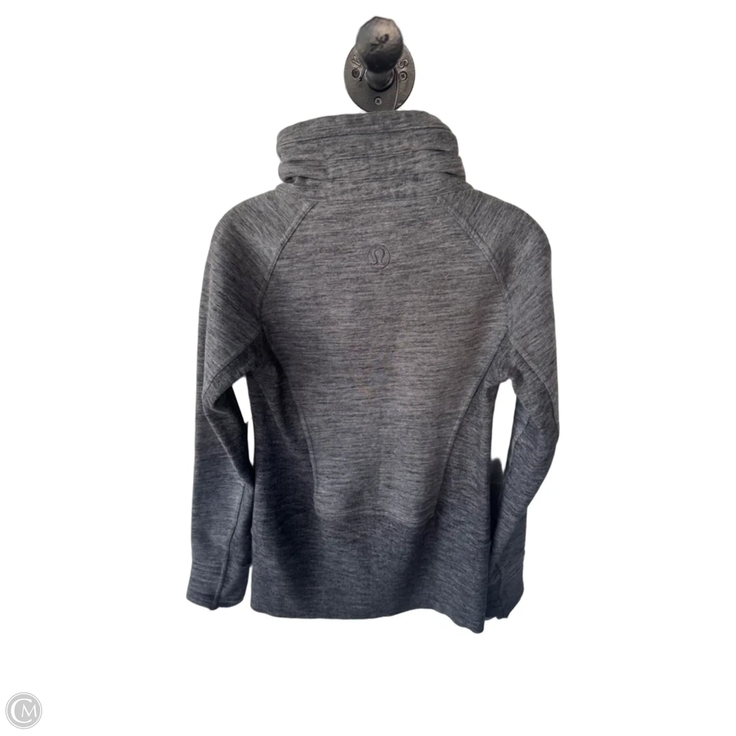 Athletic Jacket By Lululemon In Grey, Size: S