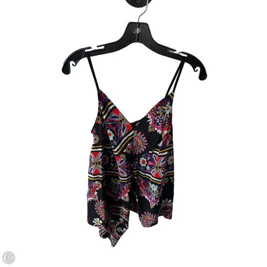 Top Sleeveless By Hd In Paris In Black & Pink, Size: M