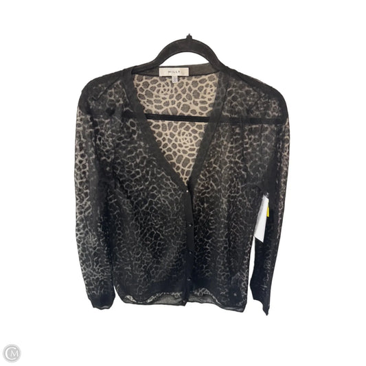 Cardigan Designer By Milly In Black, Size: L