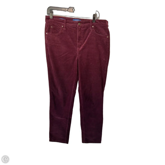 Pants Corduroy By Talbots In Purple, Size: 10