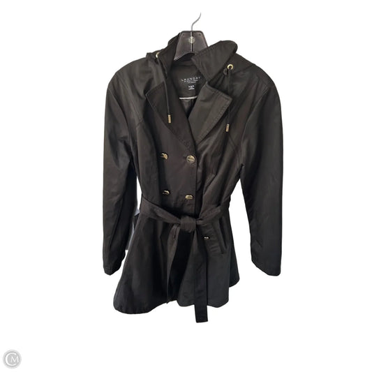 Coat Trench Coat By Laundry In Black, Size: Xl