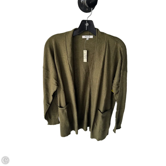 Sweater Cardigan By Madewell In Green, Size: M