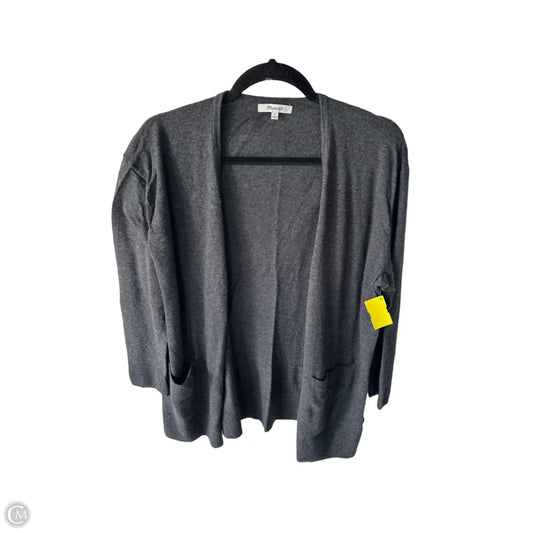 Sweater Cardigan By Madewell In Grey, Size: L