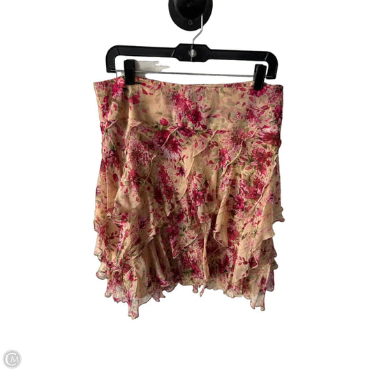 Skirt Mini & Short By Sundance In Pink & Tan, Size: 12