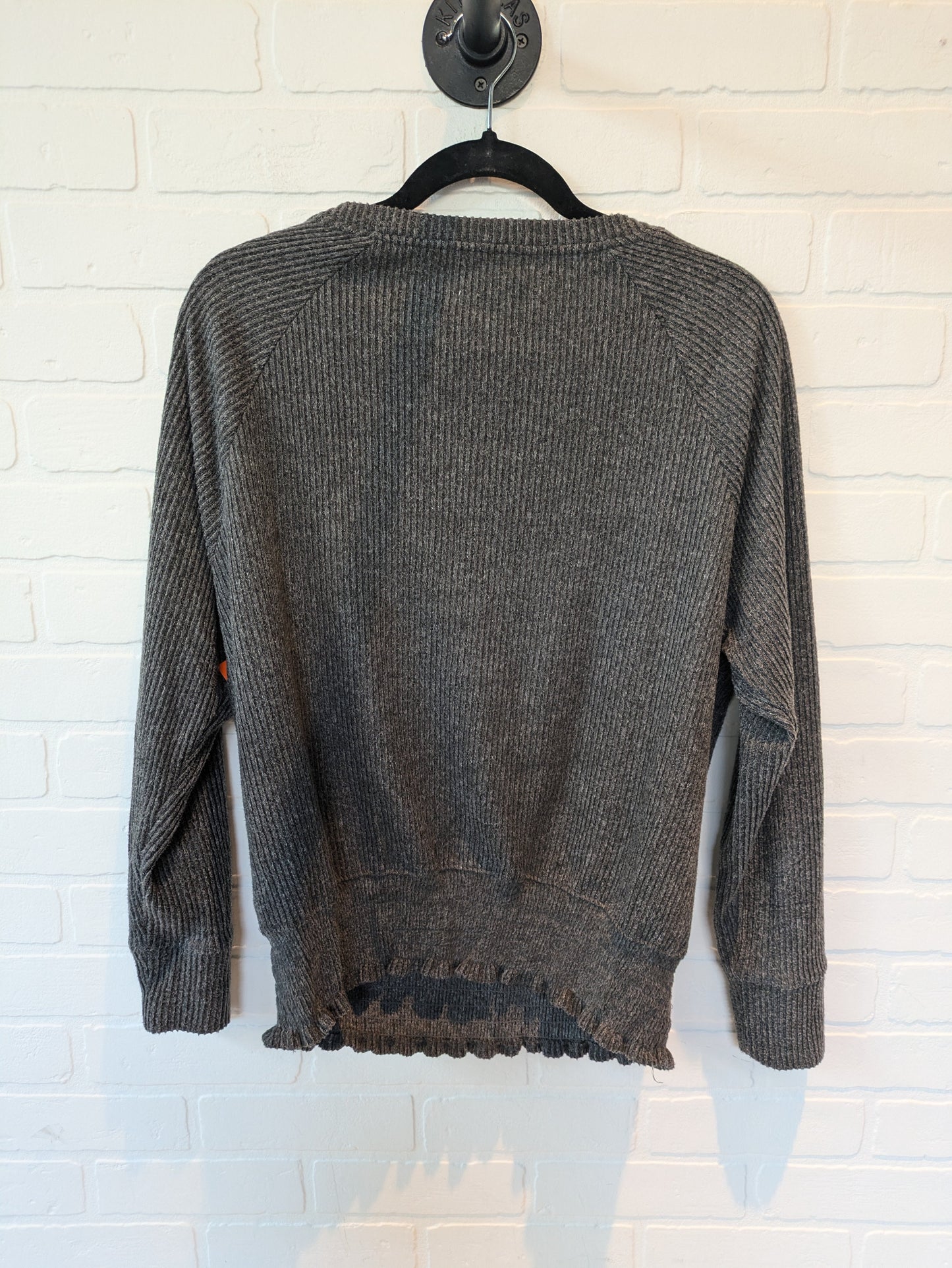 Grey Top Long Sleeve Basic Nine West, Size L