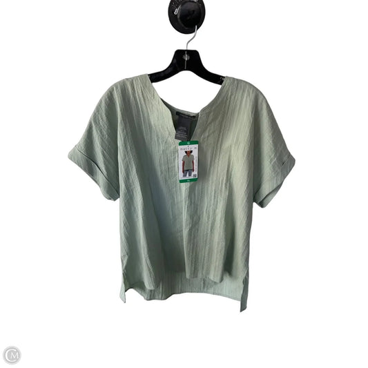 Top Short Sleeve By Matty M In Green, Size: Xl