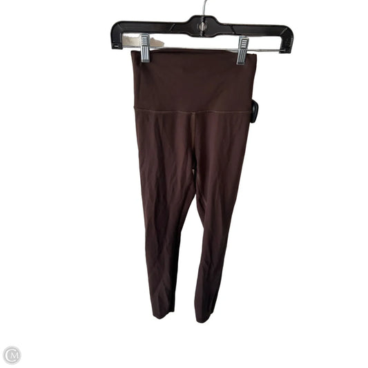 Athletic Leggings By Lululemon In Brown, Size: 2