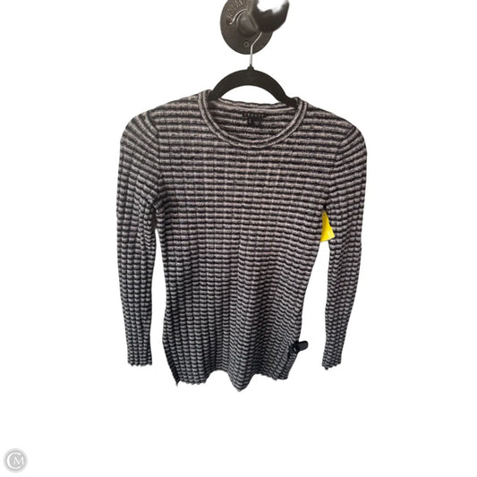 Sweater By Theory In Blue & White, Size: Xs