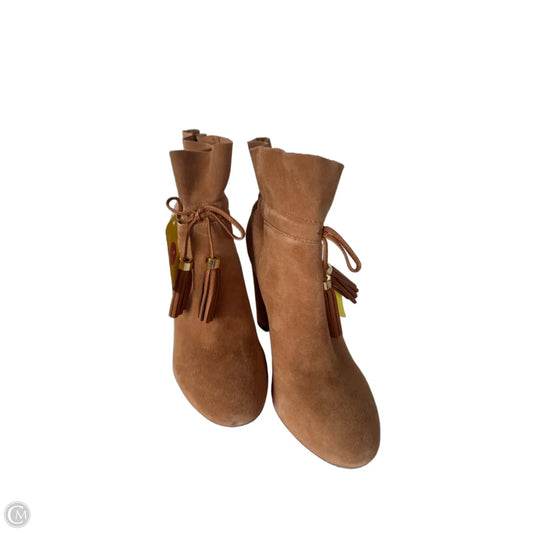 Boots Ankle Heels By Louise Et Cie In Tan, Size: 6