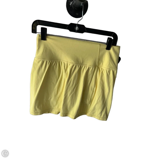 Athletic Skort By Athleta In Yellow, Size: S