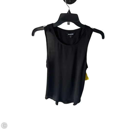 Top Sleeveless By Express In Black, Size: S