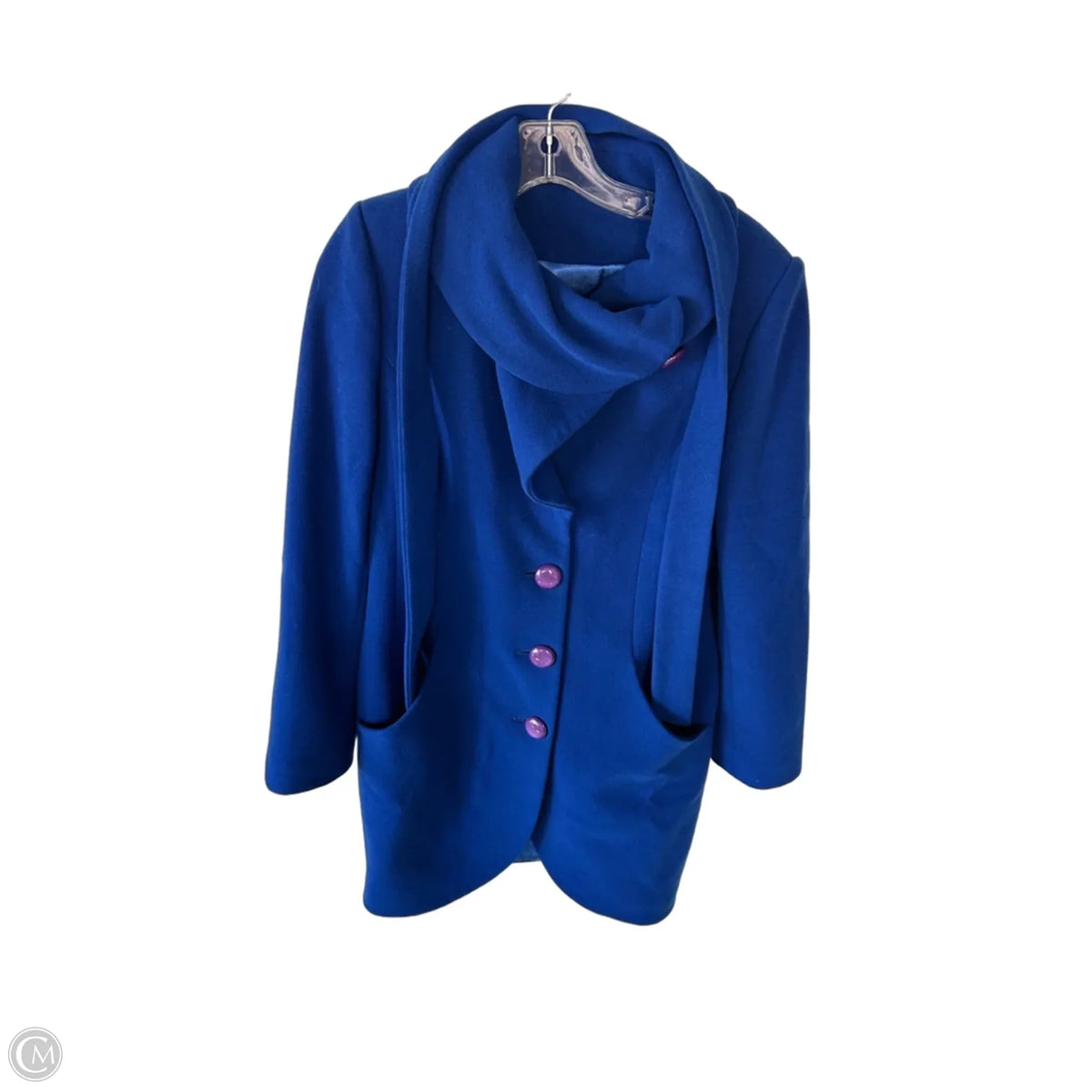 Coat Wool By Kent In Blue, Size: S