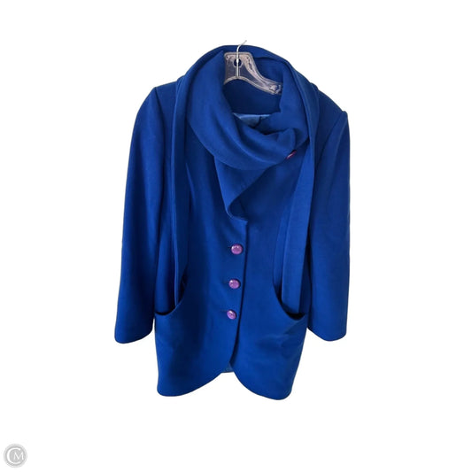 Coat Wool By Kent In Blue, Size: S