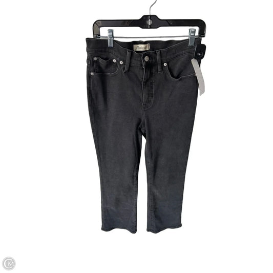 Jeans Boot Cut By Madewell In Black Denim, Size: 8