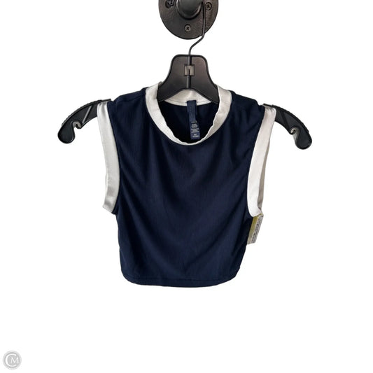 Top Sleeveless By Skims In Blue & White, Size: Xs