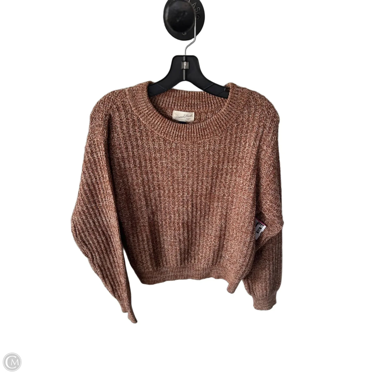 Sweater By Universal Thread In Brown & White, Size: S