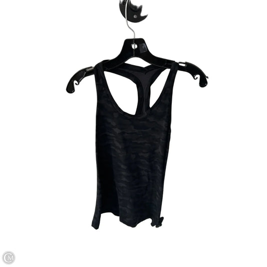 Athletic Tank Top By Lululemon In Black & Grey, Size: S