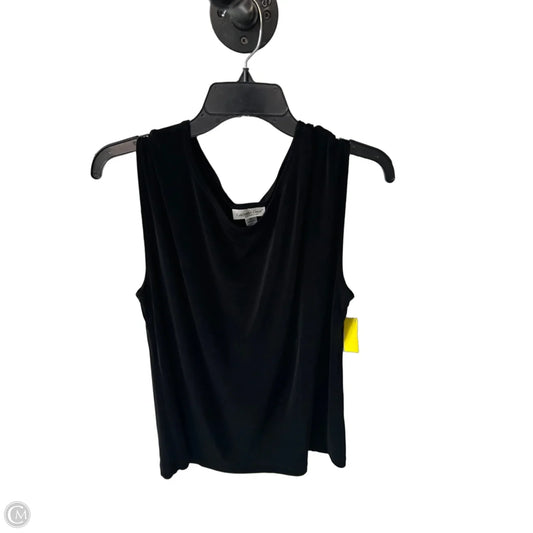 Top Sleeveless By Coldwater Creek In Black, Size: Xl