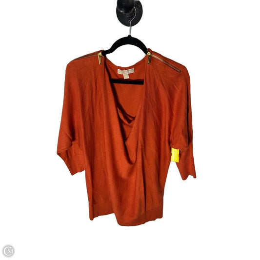 Sweater By Michael By Michael Kors In Orange, Size: Xl