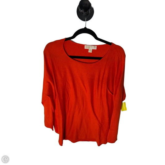 Sweater By Michael By Michael Kors In Orange, Size: 1x