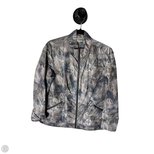 Jacket Other By Zenergy By Chicos In Grey & Purple, Size: Xl