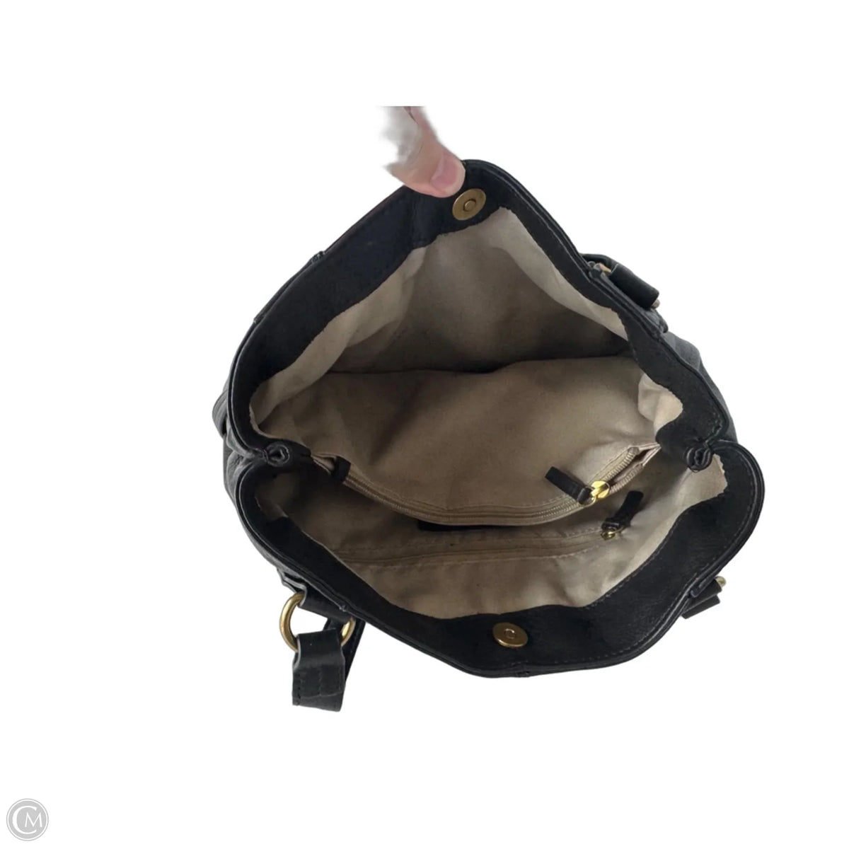 Handbag Leather By American Leather Co, Size: Medium