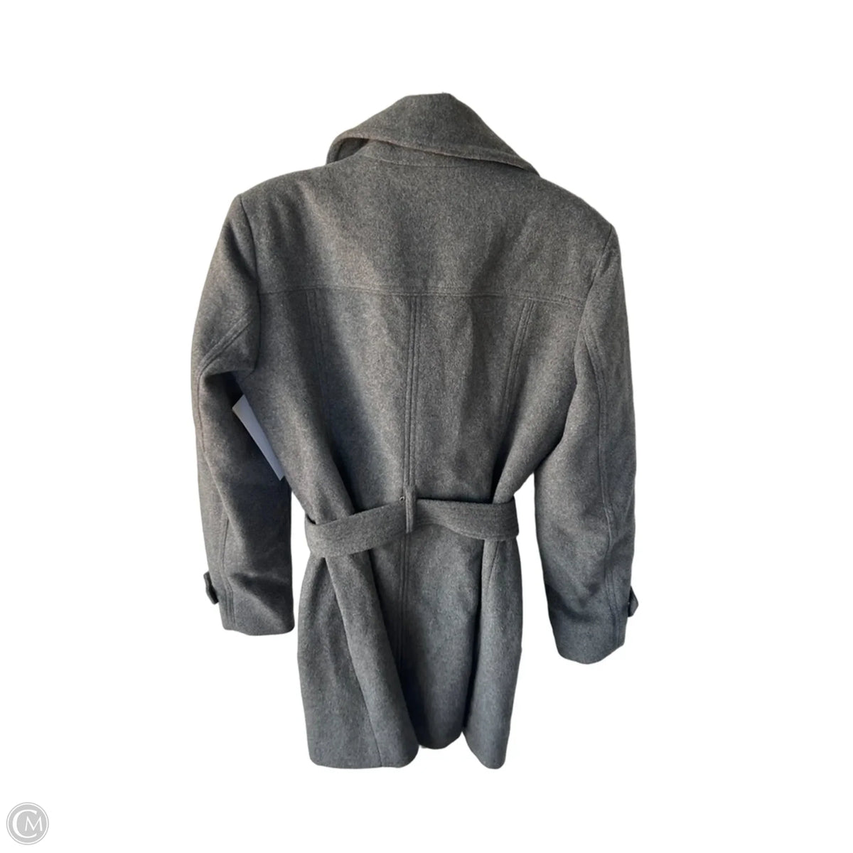 Coat Wool By Michael By Michael Kors In Grey, Size: M