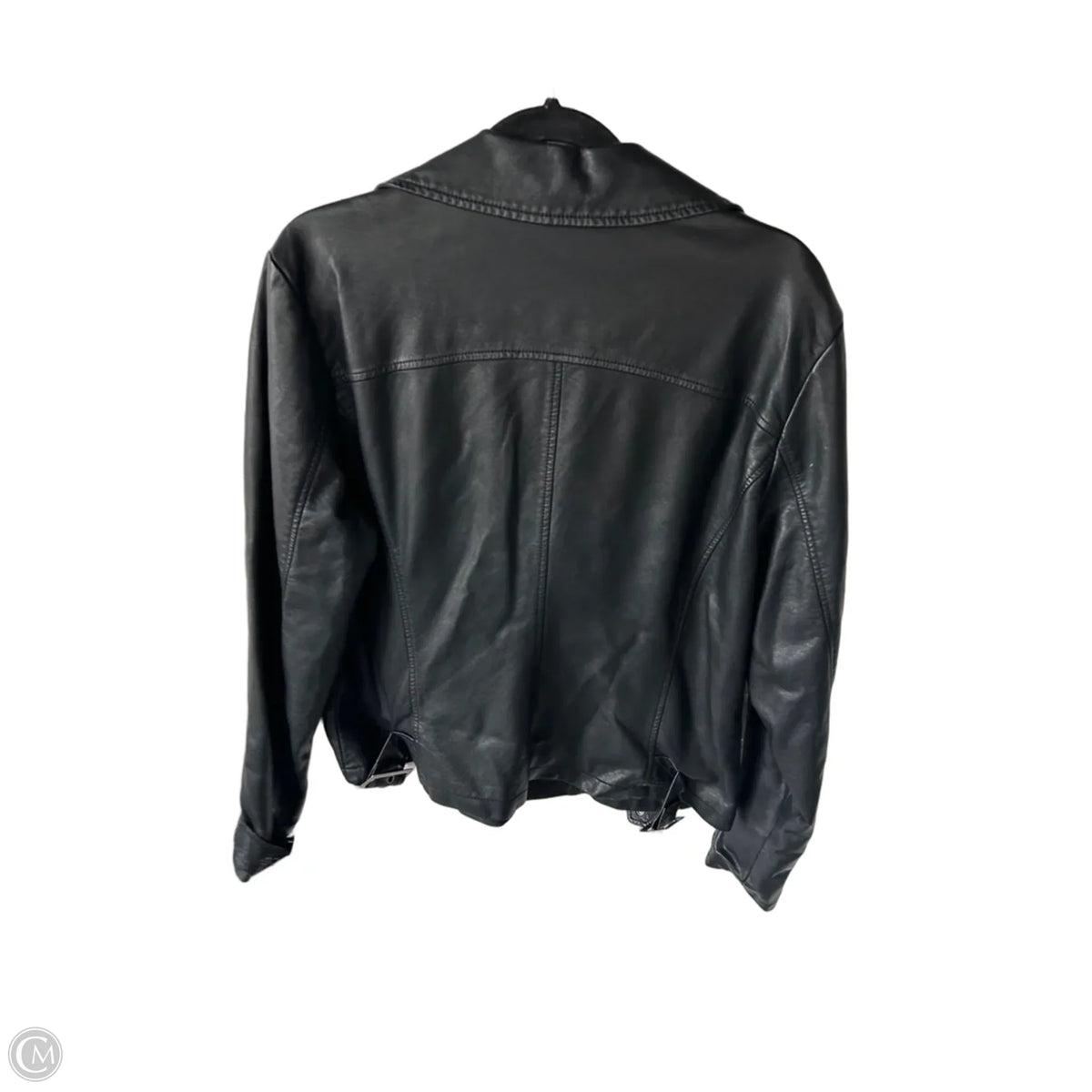 Jacket Moto By Max Studio In Black, Size: Xl