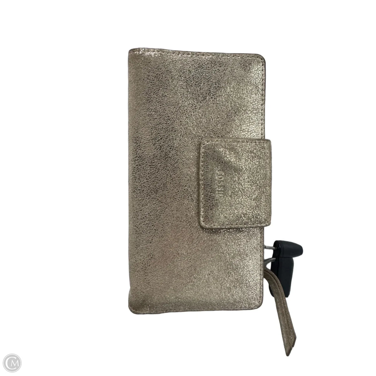 Wallet Leather By Fossil, Size: Medium