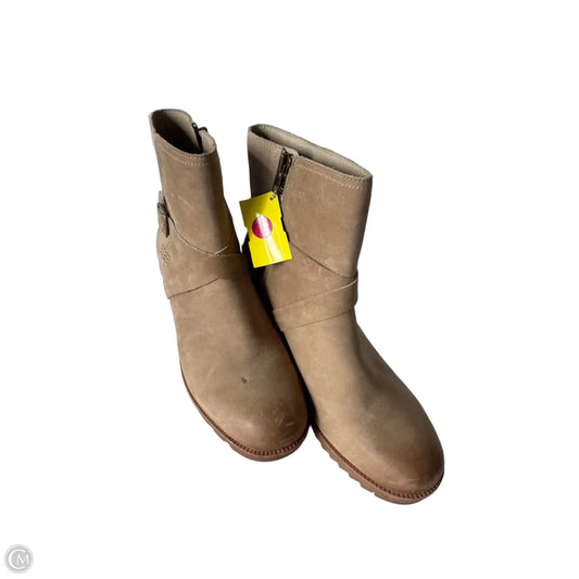 Boots Ankle Heels By Sorel In Tan, Size: 9