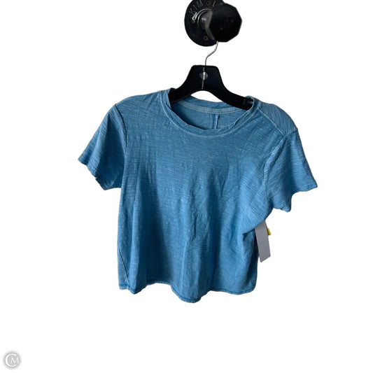 Top Short Sleeve By Pilcro In Blue, Size: S