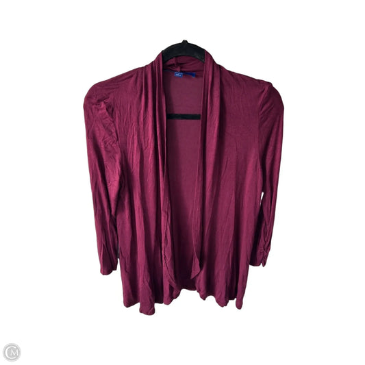 Cardigan By Apt 9 In Red, Size: S