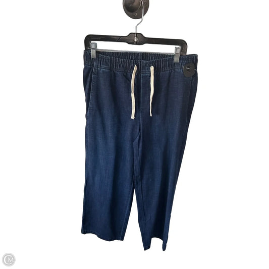 Jeans Wide Leg By Buffalo David Bitton In Blue Denim, Size: M