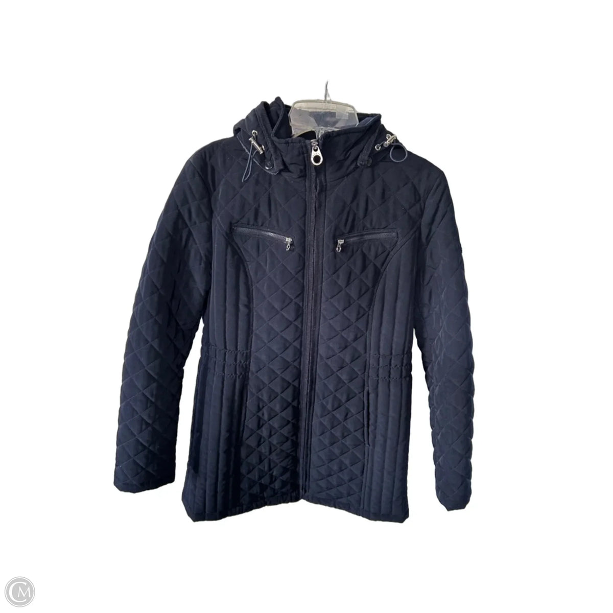 Coat Parka By Laundry In Navy, Size: M
