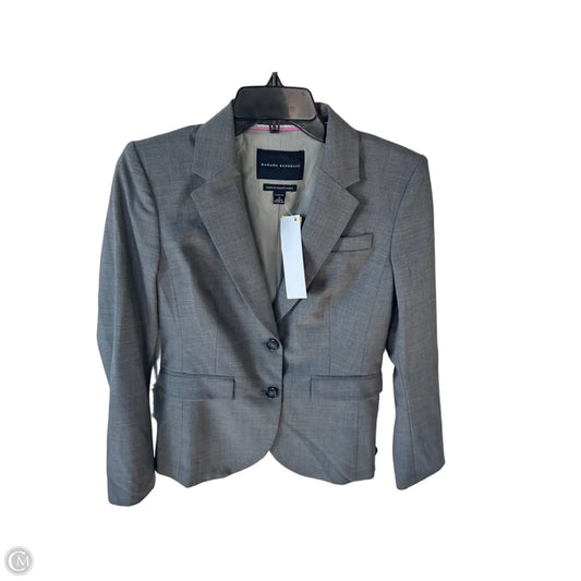 Blazer By Banana Republic In Grey, Size: S