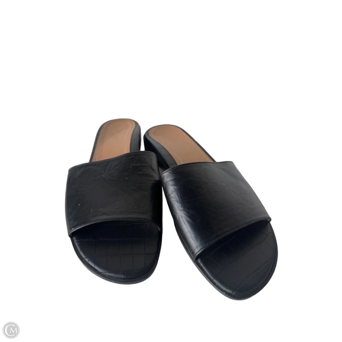 Sandals Flats By Vionic In Black, Size: 9.5