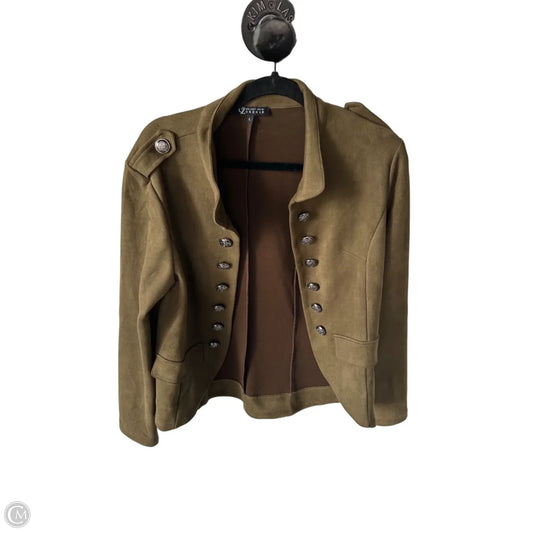 Blazer By Clothes Mentor In Green, Size: L