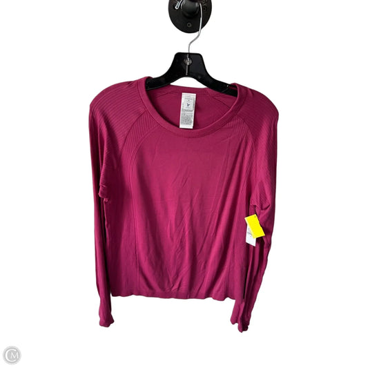 Athletic Top Long Sleeve Crewneck By Old Navy In Pink, Size: Xl
