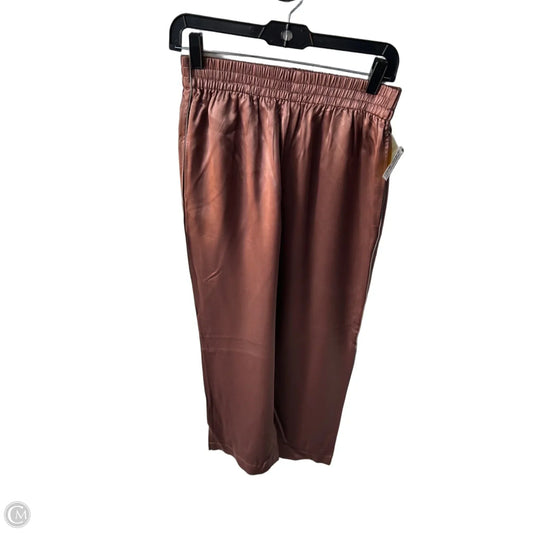Pants Wide Leg By J Brand In Bronze, Size: S