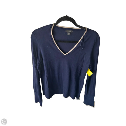 Sweater By Halogen In Blue & Tan, Size: M