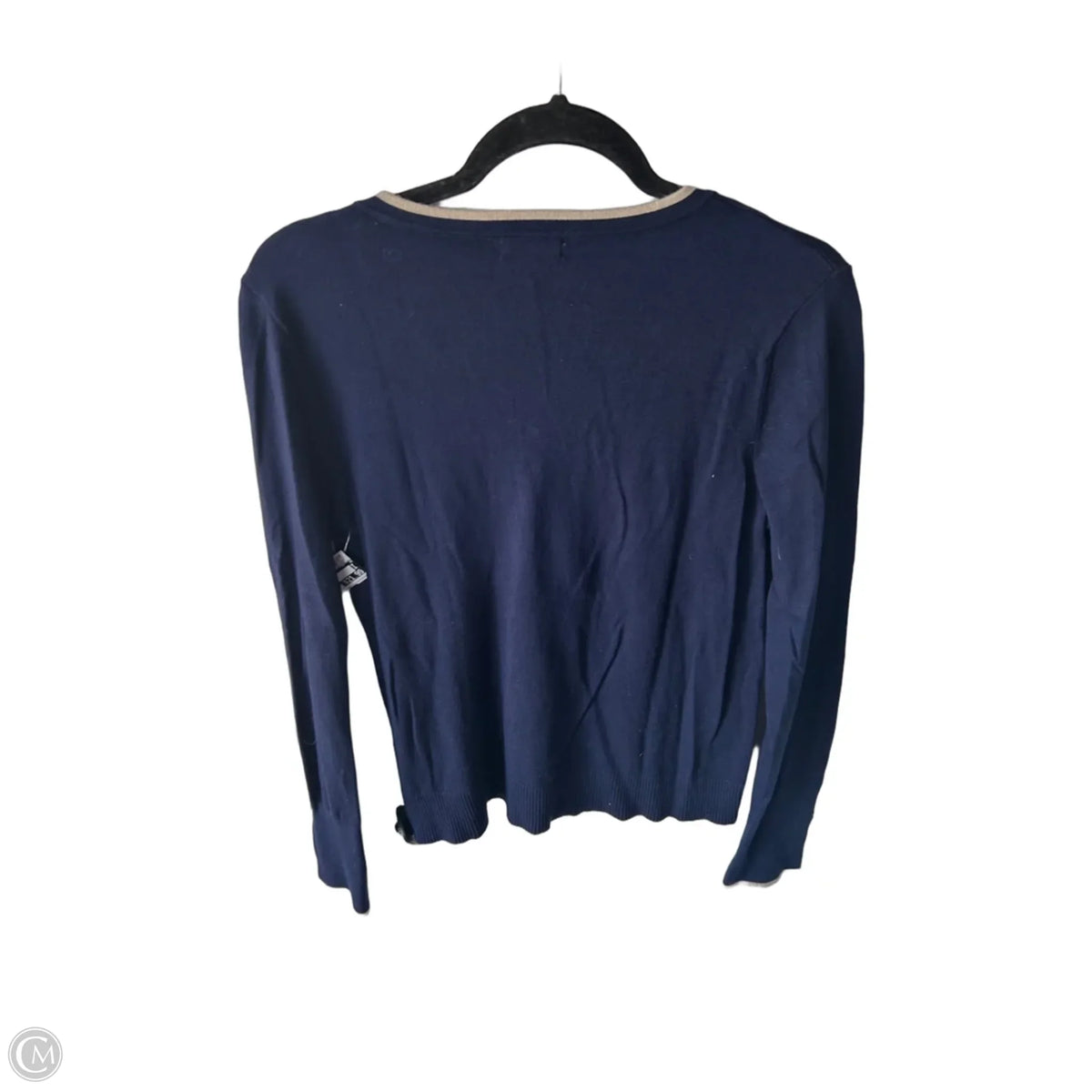 Sweater By Halogen In Blue & Tan, Size: M